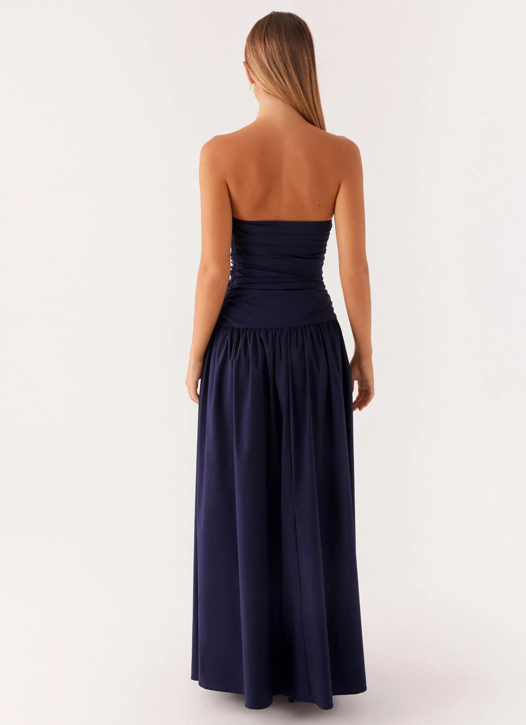 Women's Carmel Collection | Strapless Maxi Dress with Flared Skirt | Elegant Evening Wear for Modern Sophistication - Wo 3