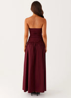 Women's Carmel | Maxi Dress for Women with Strapless Design & Flared Skirt | Elegant Long Dress for Sophisticated Style  3