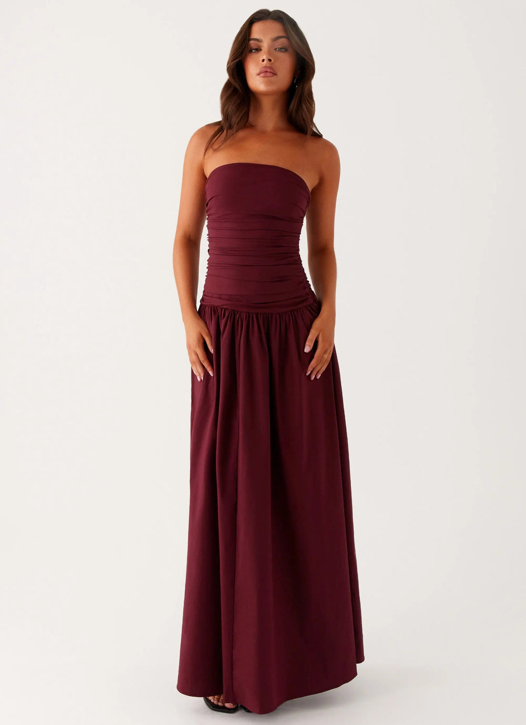 Women's Carmel | Maxi Dress for Women with Strapless Design & Flared Skirt | Elegant Long Dress for Sophisticated Style  4