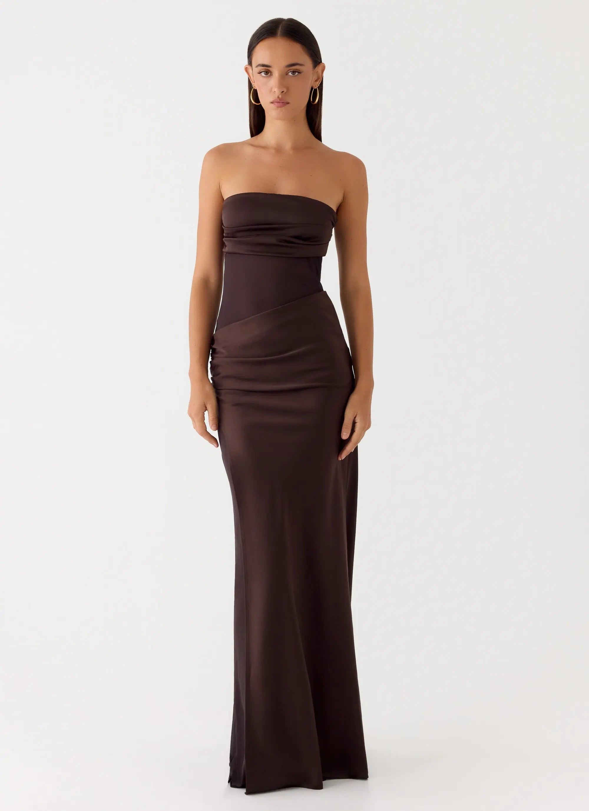 Women's Champagne Skies | Maxi Dress for Women with Sheer Chiffon Bodice | Elegant Long Dress for Effortless Style | Max 0