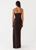 Women's Champagne Skies | Maxi Dress for Women with Sheer Chiffon Bodice | Elegant Long Dress for Effortless Style | Max 1