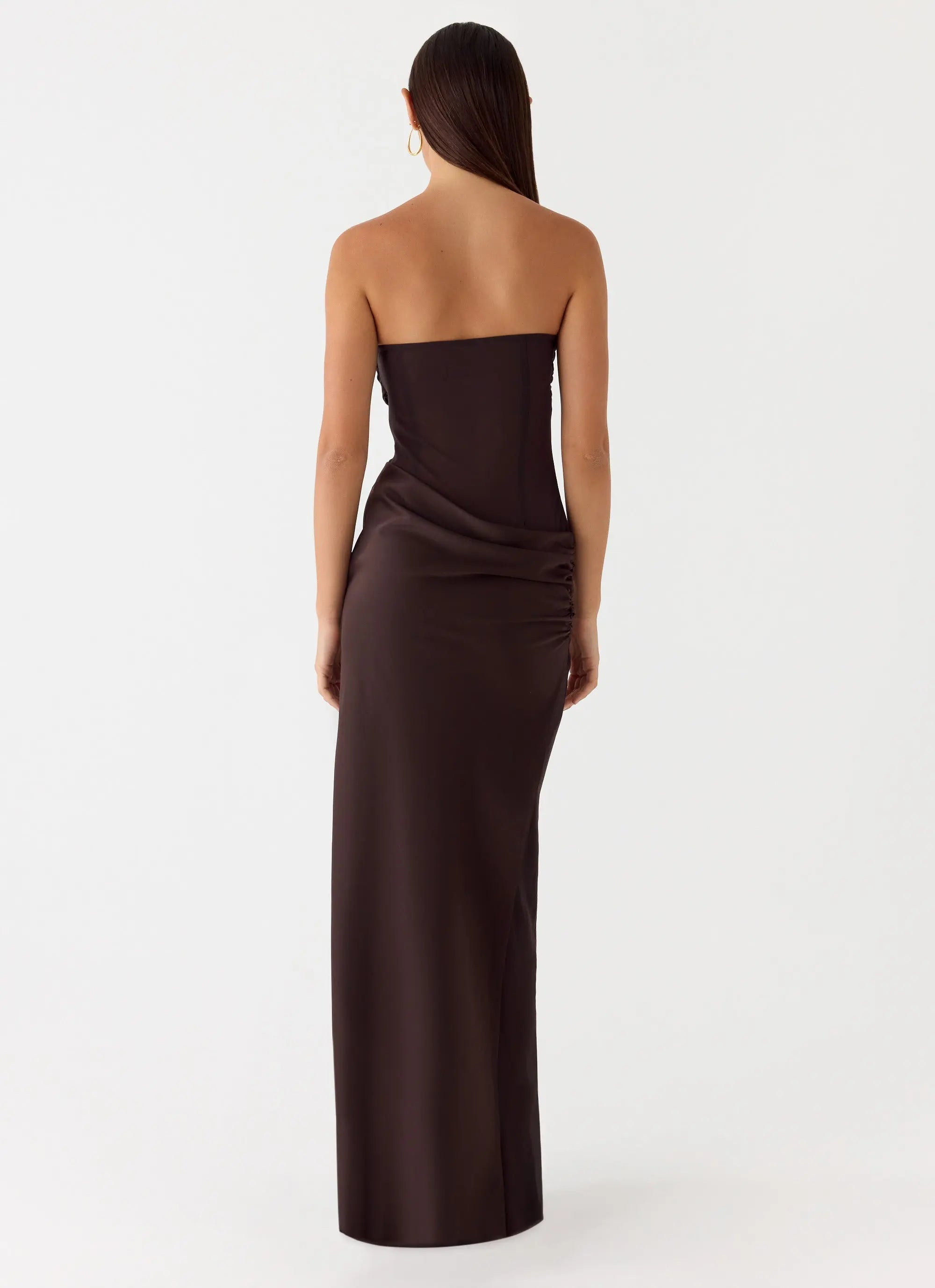 Women's Champagne Skies | Maxi Dress for Women with Sheer Chiffon Bodice | Elegant Long Dress for Effortless Style | Max 1