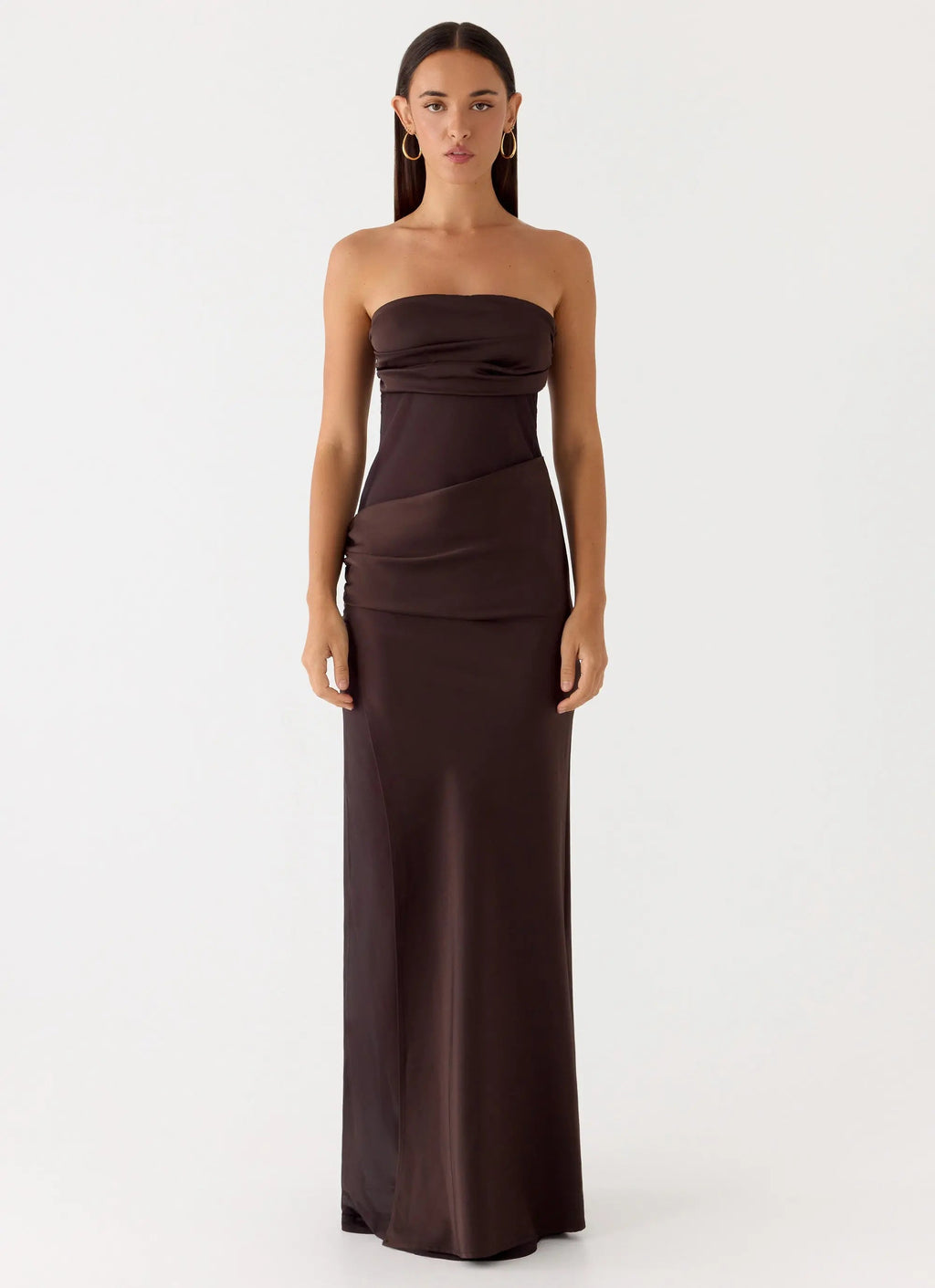 Women's Champagne Skies | Maxi Dress for Women with Sheer Chiffon Bodice | Elegant Long Dress for Effortless Style | Max 3