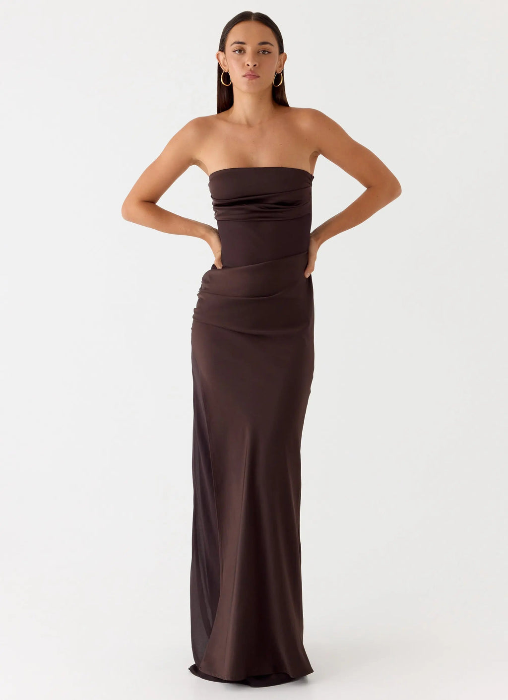 Women's Champagne Skies | Maxi Dress for Women with Sheer Chiffon Bodice | Elegant Long Dress for Effortless Style | Max 5