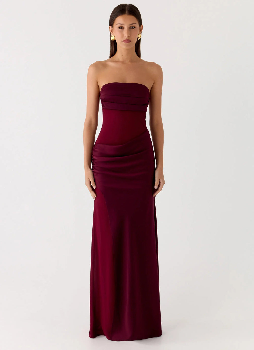 Women's Champagne Skies | Maxi Dress for Women with Sheer Chiffon Bodice | Elegant Long Dress for Evening Events | Maxi  1