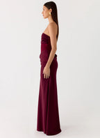 Women's Champagne Skies | Maxi Dress for Women with Sheer Chiffon Bodice | Elegant Long Dress for Evening Events | Maxi  2