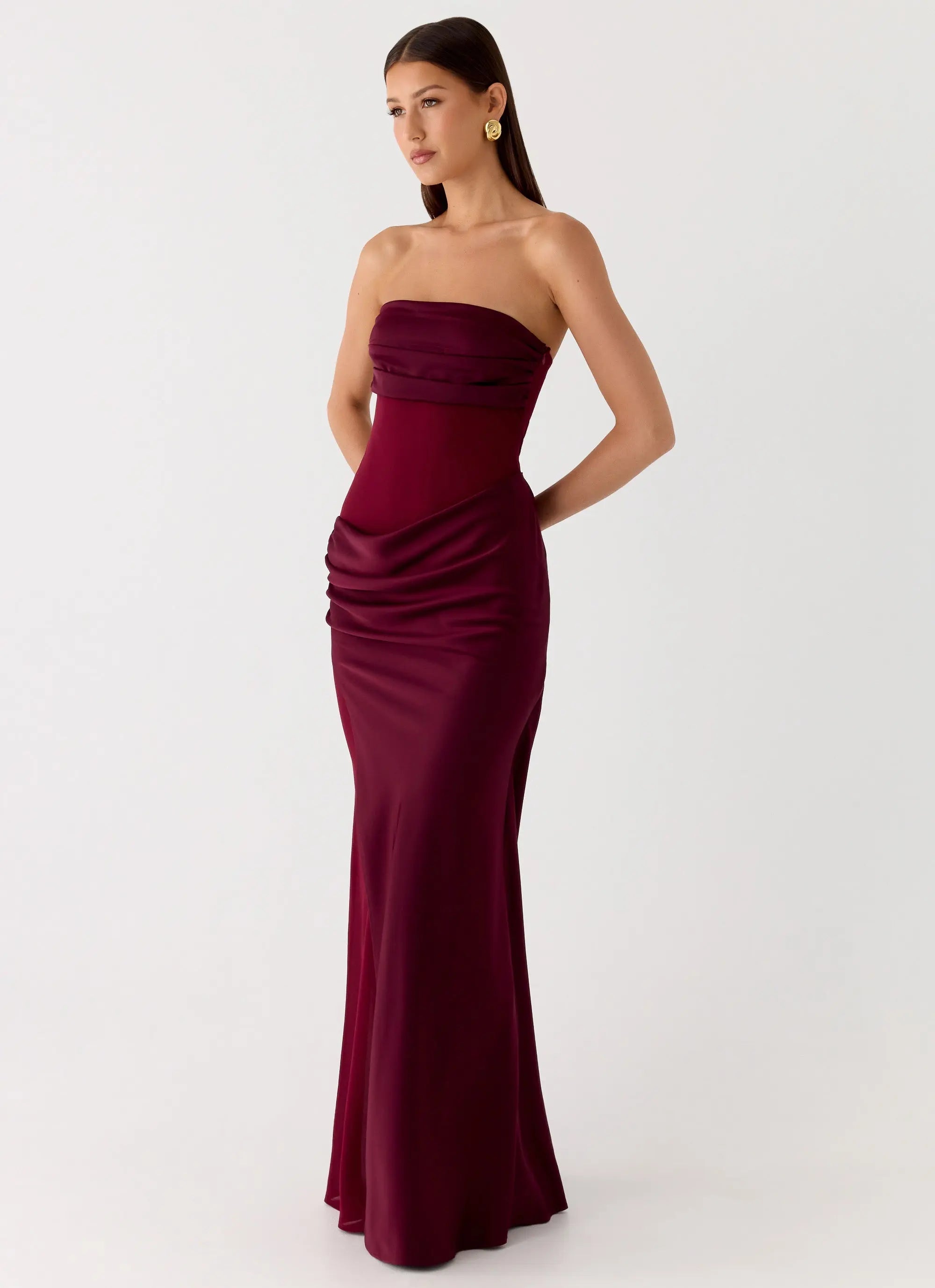 Women's Champagne Skies | Maxi Dress for Women with Sheer Chiffon Bodice | Elegant Long Dress for Evening Events | Maxi  4