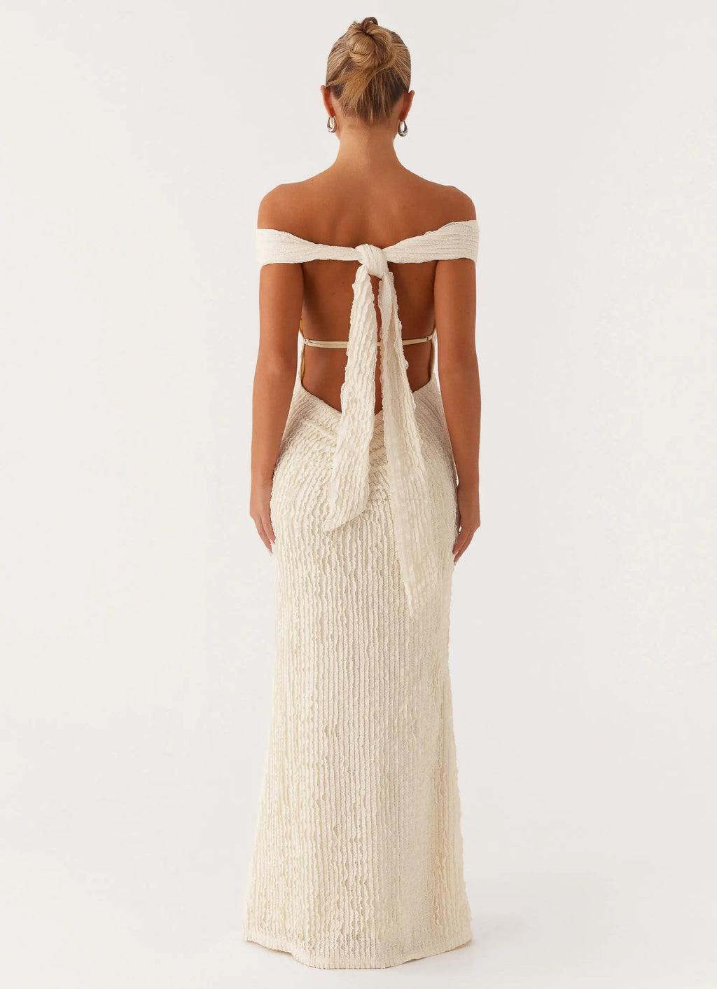 Women's Chantelle Collection | Maxi Dress for Women with Off-Shoulder Design | Elegant Long Dress for Special Occasions  1