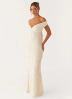 Women's Chantelle Collection | Maxi Dress for Women with Off-Shoulder Design | Elegant Long Dress for Special Occasions  2