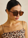 Chic Leopard Pattern Sunglasses with UV400 Protection | Lightweight Design for Stylish Eye Safety 0