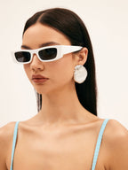 Chic Square Frame Sunglasses with UV Protection | Lightweight Design for Everyday Style 0