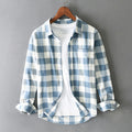 Women's Classic Brushed Cotton Check Shirt | Brushed cotton blend for softness and warmth 0