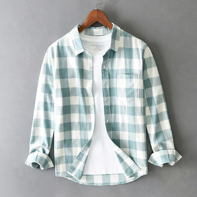 Women's Classic Brushed Cotton Check Shirt | Brushed cotton blend for softness and warmth 1