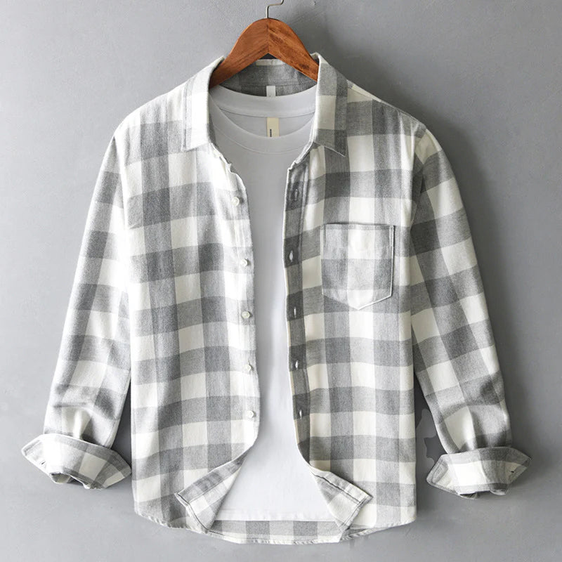 Women's Classic Brushed Cotton Check Shirt | Brushed cotton blend for softness and warmth 2