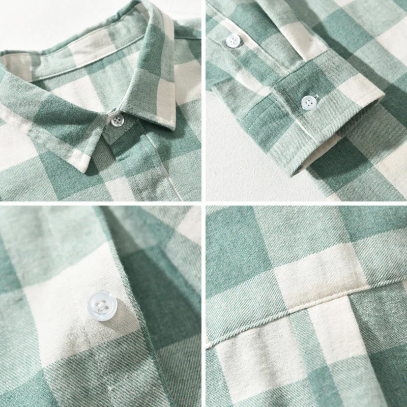 Women's Classic Brushed Cotton Check Shirt | Brushed cotton blend for softness and warmth 4