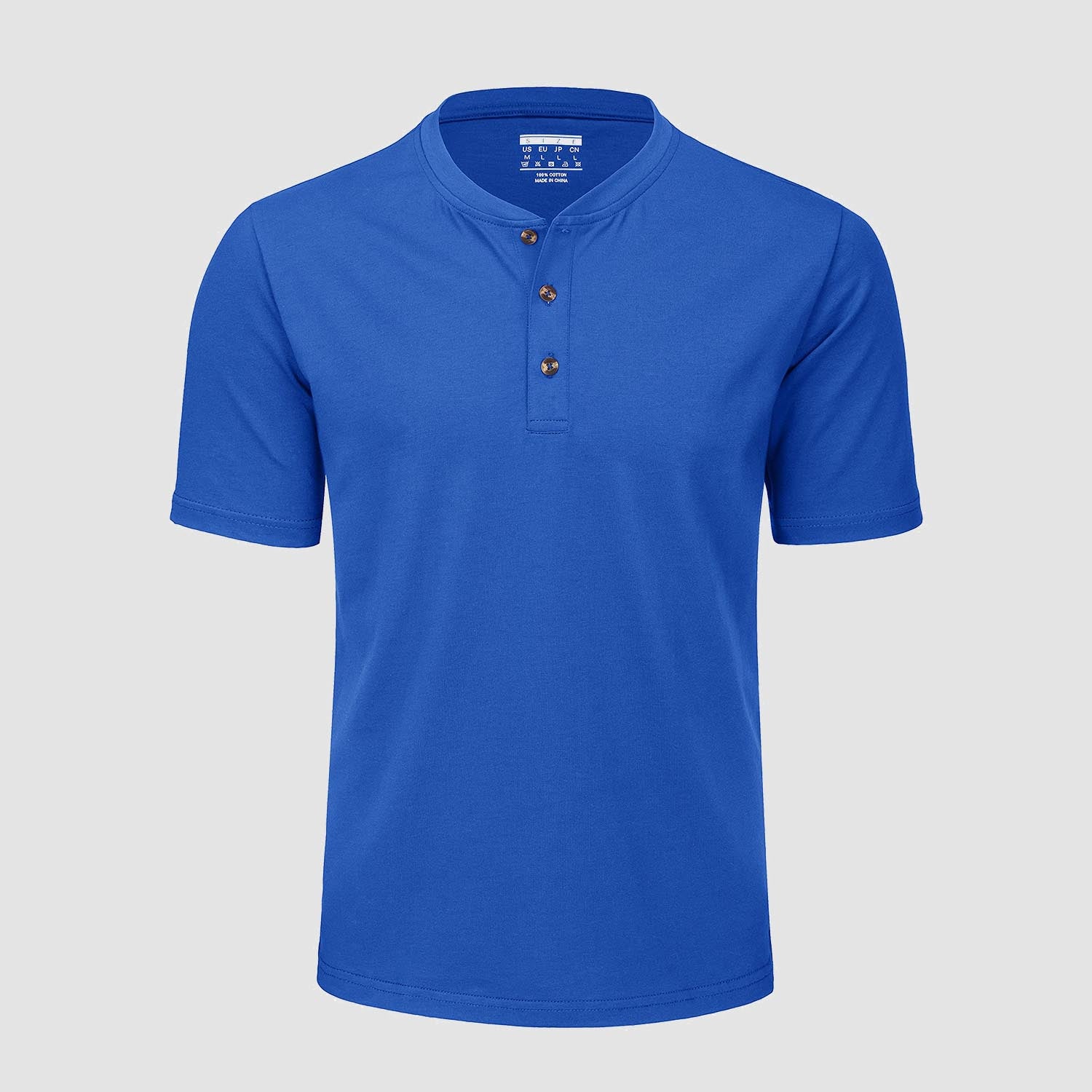 Classic Collection | Men's T-Shirt with Three-Button Henley Closure | Casual Style for Everyday Comfort 1