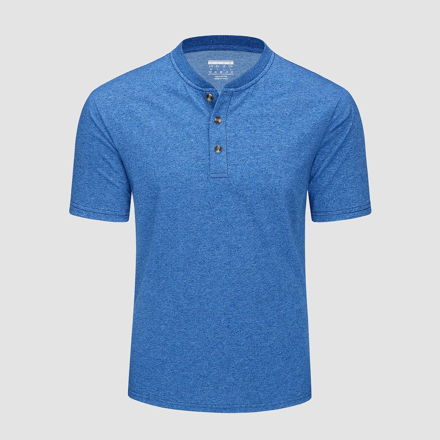 Classic Collection | Men's T-Shirt with Three-Button Henley Closure | Casual Style for Everyday Comfort 2