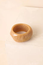 Women's Couldn’t Miss It Tan Marble Twisted Bangle Bracelet | This Bracelet Measures 2.75" in Diameter 3