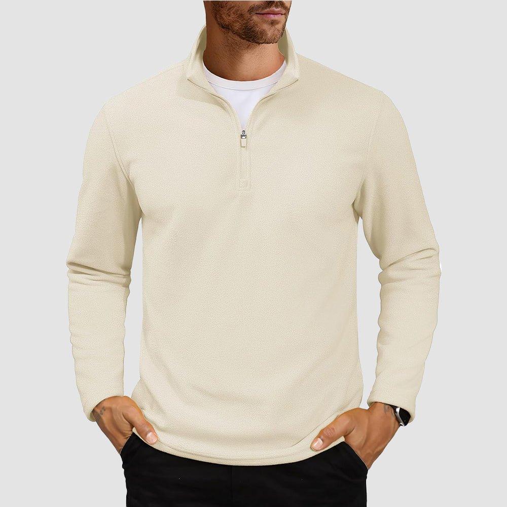 Cozy Collection | Men's Quarter Zip Pullover with Super Soft Fleece | Lightweight Design for All-Season Comfort 0