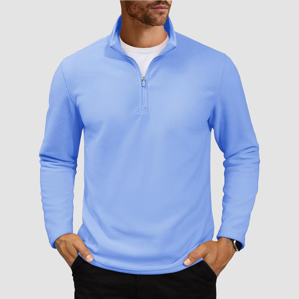 Cozy Collection | Men's Quarter Zip Pullover with Super Soft Fleece | Lightweight Design for All-Season Comfort 18