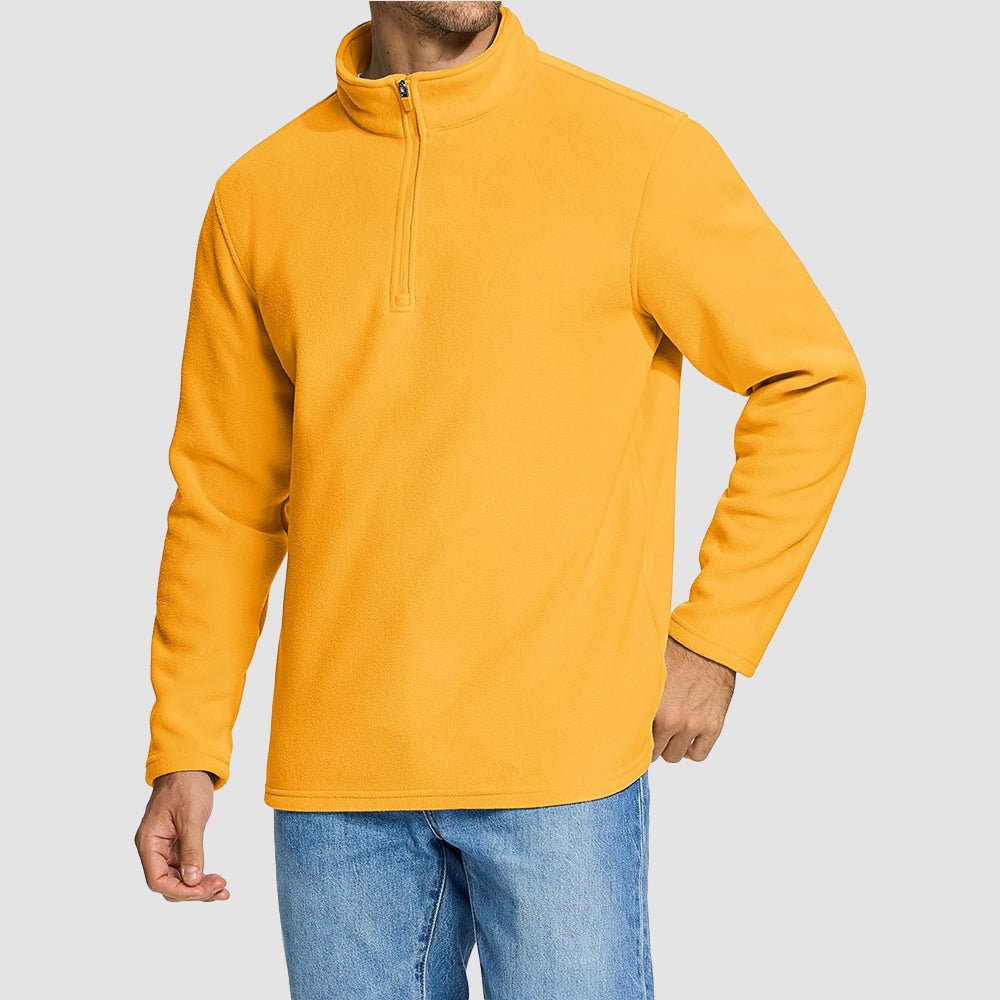Cozy Collection | Men's Quarter Zip Pullover with Super Soft Fleece | Lightweight Design for All-Season Comfort 5