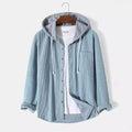 Women's Crest Corduroy Hooded Shirt | Premium soft corduroy 0