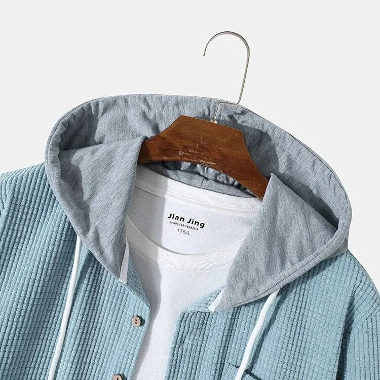 Women's Crest Corduroy Hooded Shirt | Premium soft corduroy 3