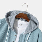 Women's Crest Corduroy Hooded Shirt | Premium soft corduroy 3