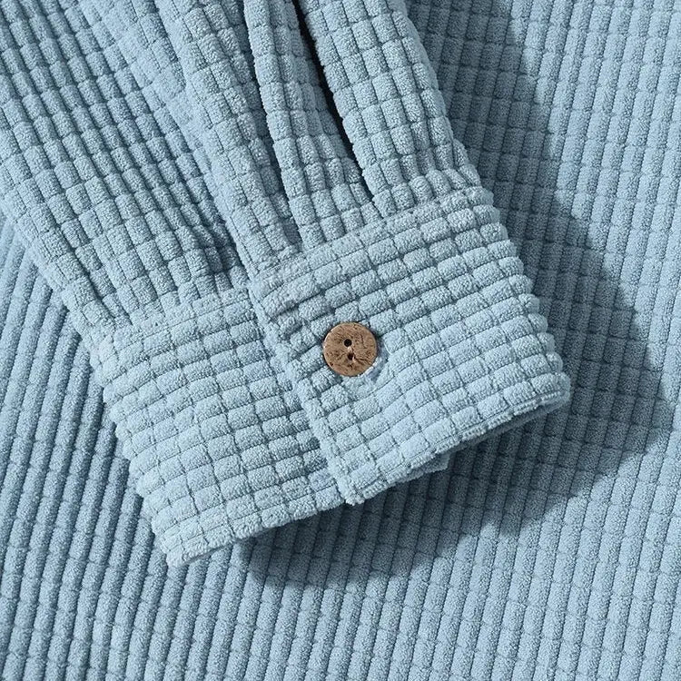 Women's Crest Corduroy Hooded Shirt | Premium soft corduroy 4