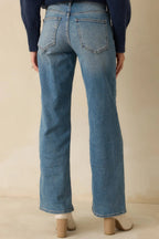 Women's Day Dreaming Medium Wash Wide Leg Jeans | 95% Cotton 7