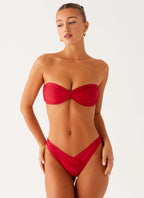 Women's Delta Collection | Bikini Bottoms with Low V Waistline | Stylish Print for Comfortable Beach Wear | Low V Waistl 4