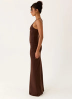 Women's Elegant Maxi Dress | Front Keyhole Cut-Out with Adjustable Straps for Effortless Style - Women's | Maxi length — 1