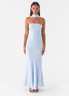 Women's Elegant Maxi Dress | Strapless Chiffon Dress with Asymmetrical Skirt | Perfect for Evening Events - Women's | Ma 1