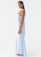 Women's Elegant Maxi Dress | Strapless Chiffon Dress with Asymmetrical Skirt | Perfect for Evening Events - Women's | Ma 2