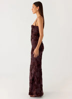 Women's Elegant Maxi Dress | Sweetheart Neckline with Adjustable Straps | Flowy Design for Special Occasions - Women's | 2