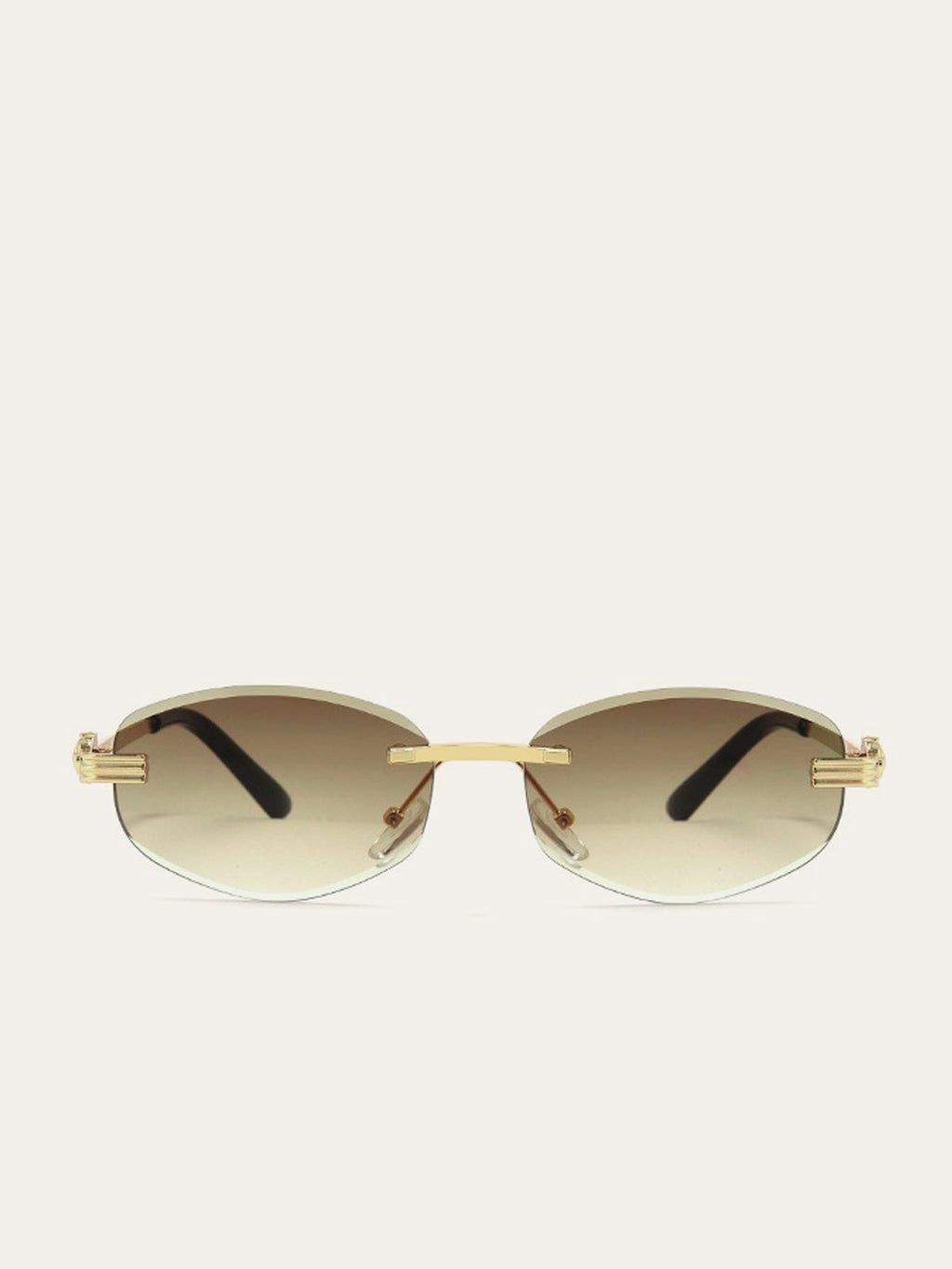 Elegant Rimless Sunglasses | Lightweight Frame with UV400 Protection | Stylish Gradient Lenses for Clear Vision 1