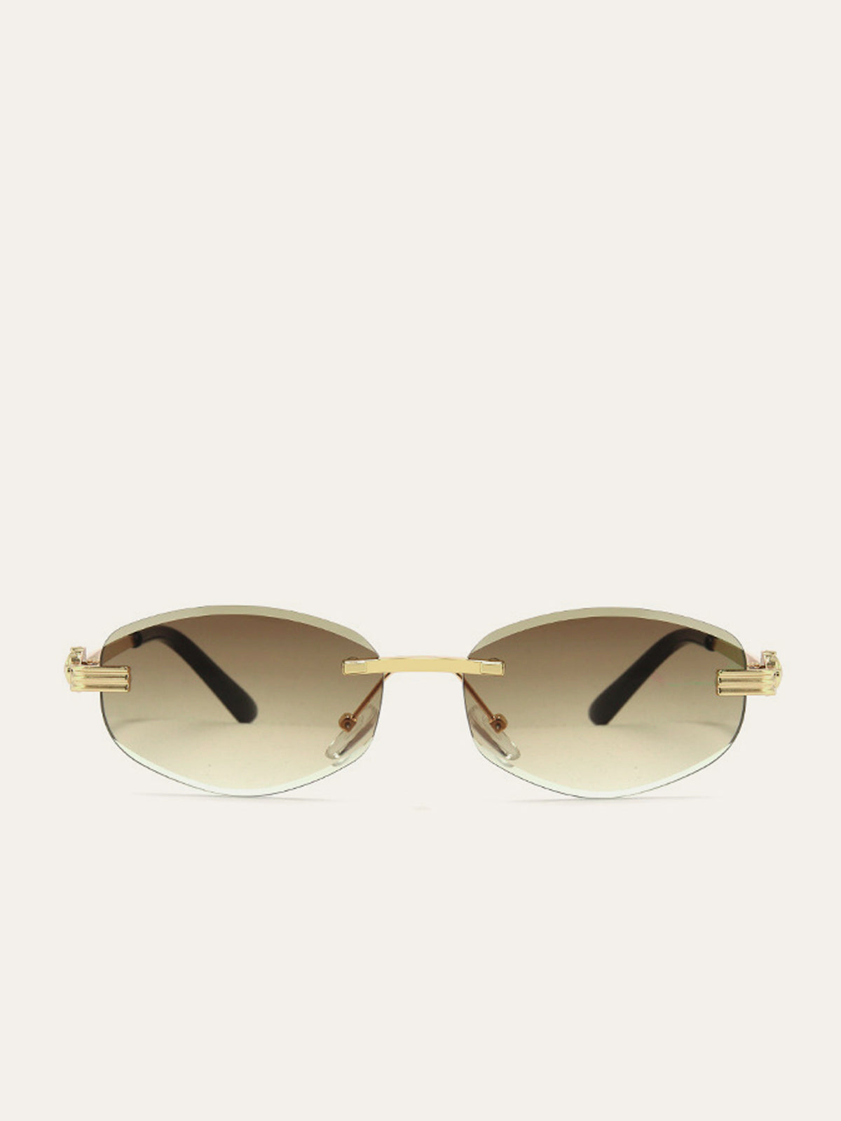 Elegant Rimless Sunglasses | Lightweight Frame with UV400 Protection | Stylish Gradient Lenses for Clear Vision 1