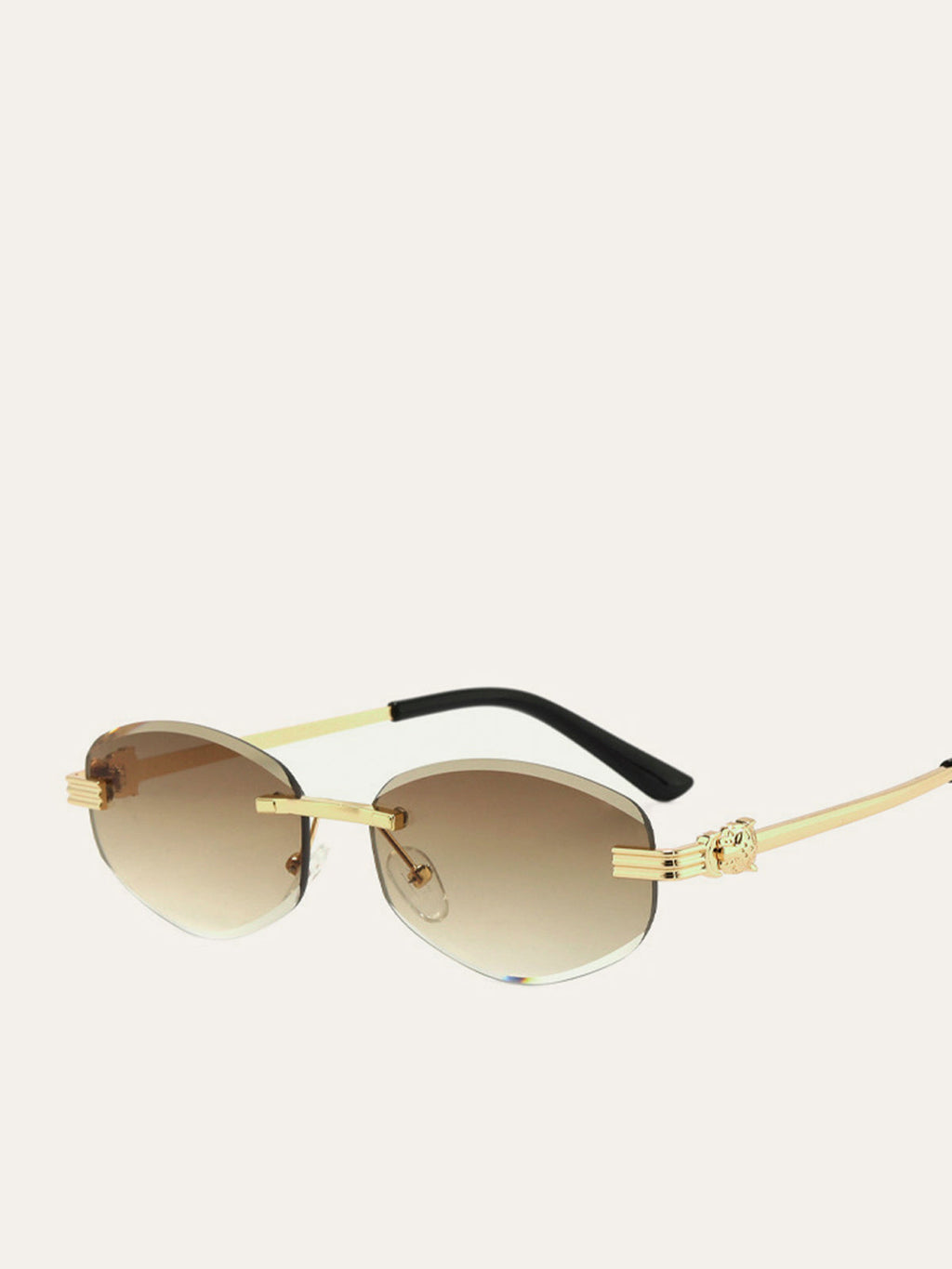 Elegant Rimless Sunglasses | Lightweight Frame with UV400 Protection | Stylish Gradient Lenses for Clear Vision 2