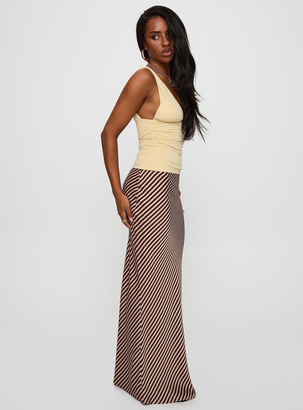 Women's Eliena Maxi Skirt Multi | Stripe Maxi skirt 3