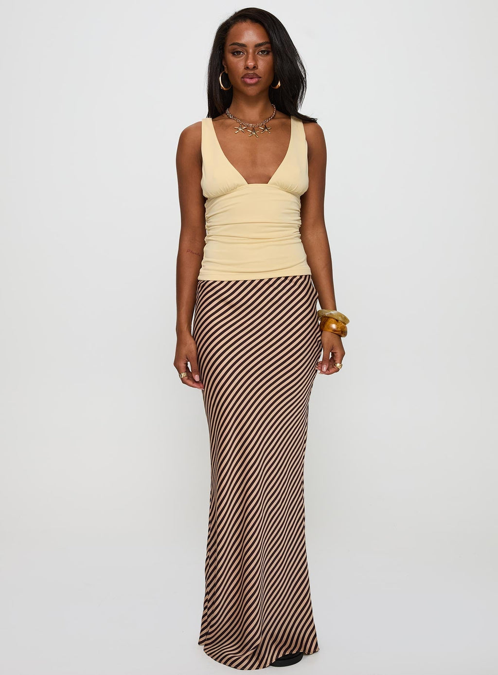 Women's Eliena Maxi Skirt Multi | Stripe Maxi skirt 6
