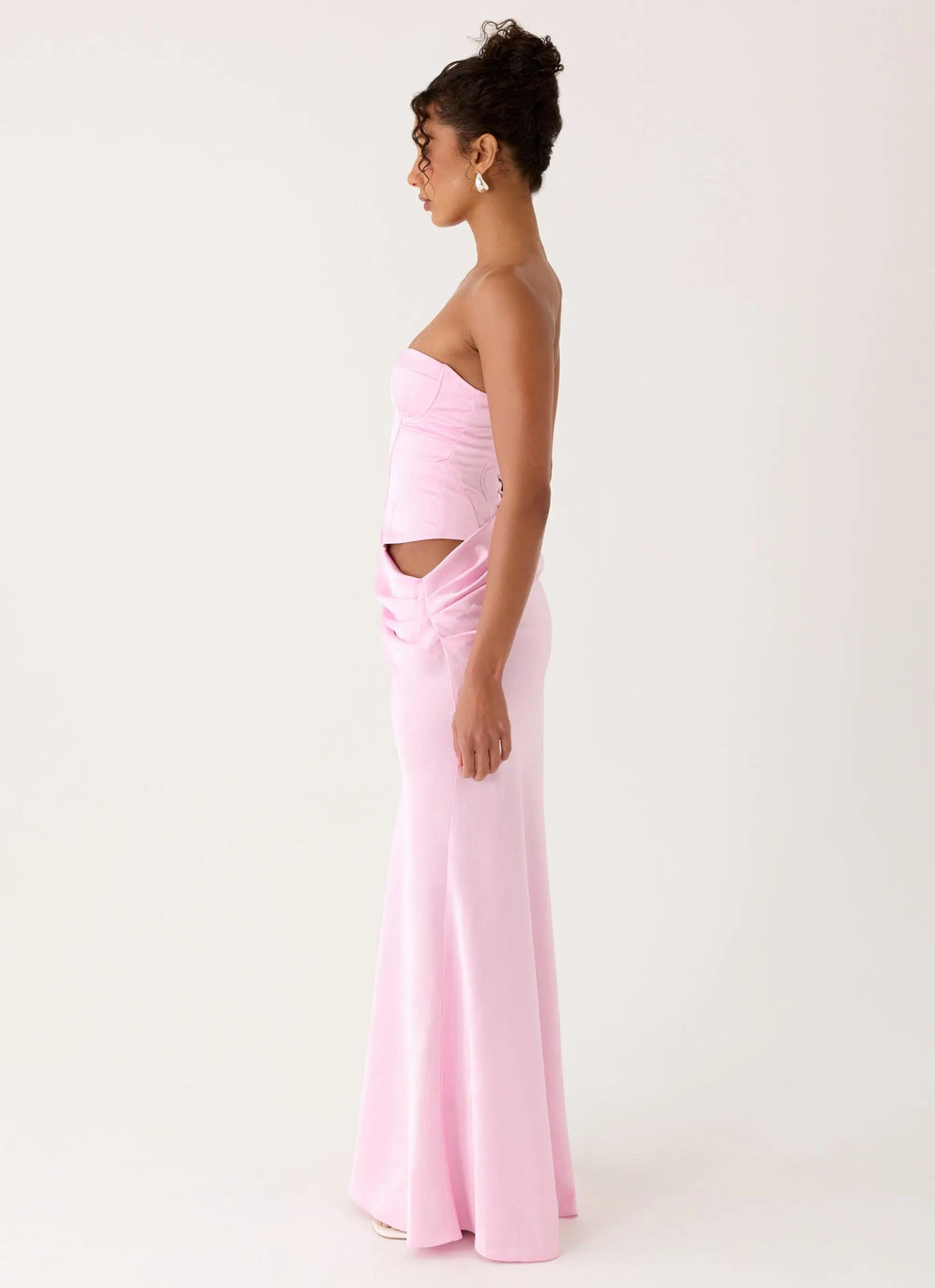 Women's Emory Collection | Corset Maxi Dress with Draped Skirt | Elegant Long Dress for Stunning Evening Style - Women's 3