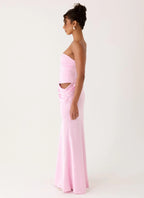 Women's Emory Collection | Corset Maxi Dress with Draped Skirt | Elegant Long Dress for Stunning Evening Style - Women's 3