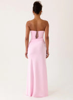 Women's Emory Collection | Corset Maxi Dress with Draped Skirt | Elegant Long Dress for Stunning Evening Style - Women's 4