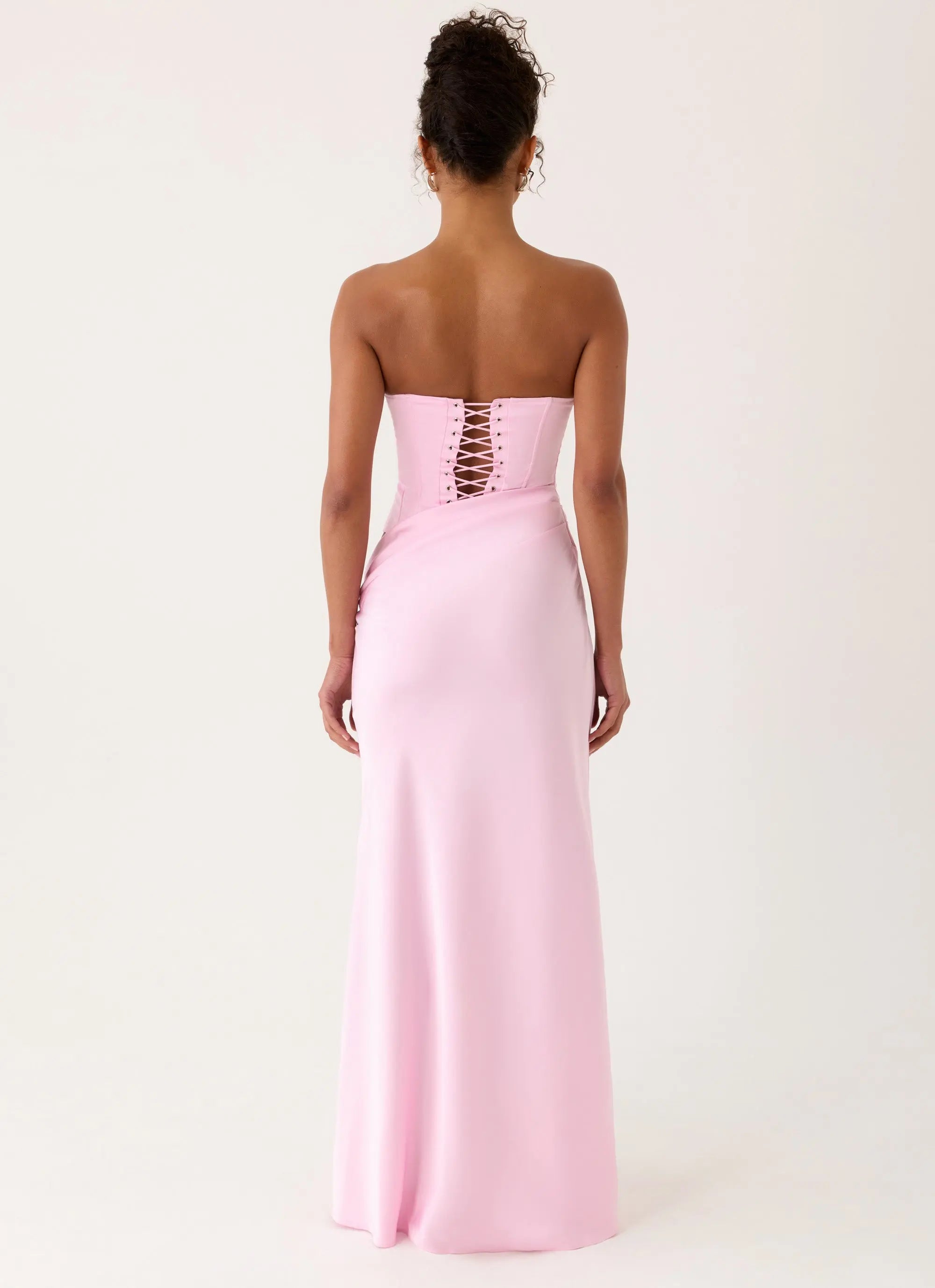 Women's Emory Collection | Corset Maxi Dress with Draped Skirt | Elegant Long Dress for Stunning Evening Style - Women's 4