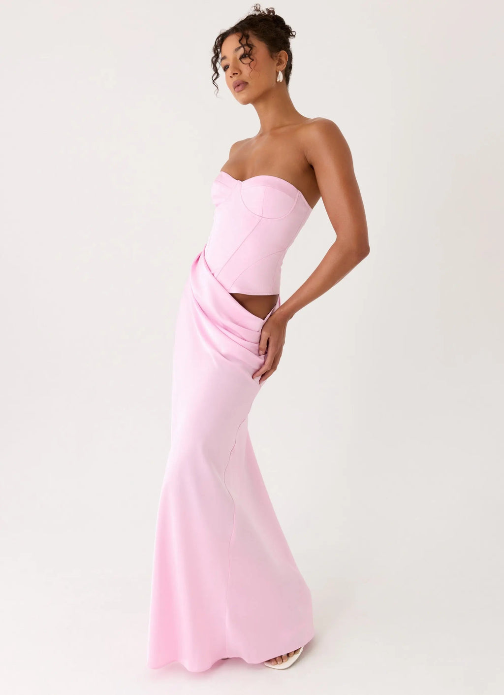 Women's Emory Collection | Corset Maxi Dress with Draped Skirt | Elegant Long Dress for Stunning Evening Style - Women's 6