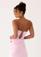 Women's Emory Collection | Corset Maxi Dress with Draped Skirt | Elegant Long Dress for Stunning Evening Style - Women's 7