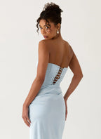 Women's Emory Collection | Corset Maxi Dress with Structured Bodice | Elegant Long Dress for Stunning Evening Wear - Wom 4