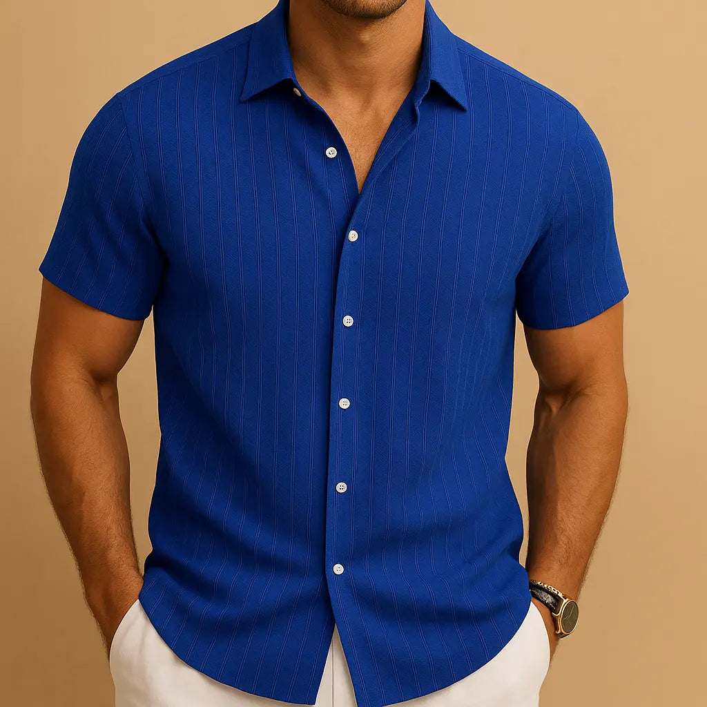 Women's Ethan | Men's Short-Sleeve Shirt with Breathable Fabric | Stylish Comfort for Summer Days | Breathable Fabric: K 2