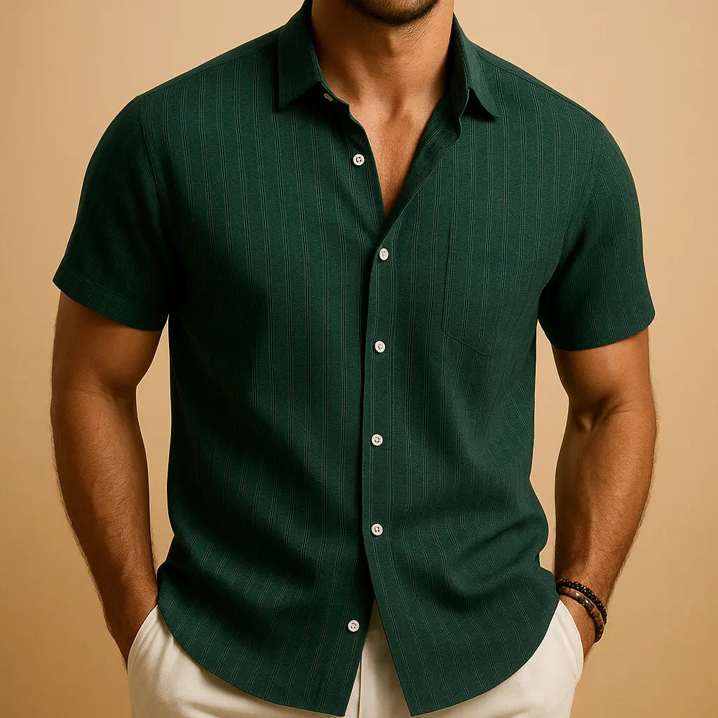 Women's Ethan | Men's Short-Sleeve Shirt with Breathable Fabric | Stylish Comfort for Summer Days | Breathable Fabric: K 6