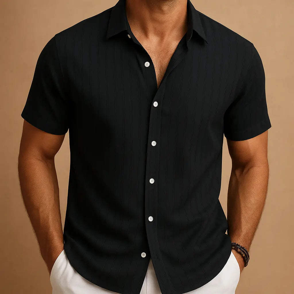 Women's Ethan | Men's Short-Sleeve Shirt with Breathable Fabric | Stylish Comfort for Summer Days | Breathable Fabric: K 9